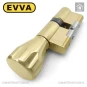 Цилиндр EVVA MCS ключ-тумблер, 67 мм (36х31),  латунь полированная, пять ключей в Одессе