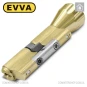 Цилиндр EVVA MCS ключ-тумблер, 67 мм (36х31),  латунь полированная, пять ключей в Одессе