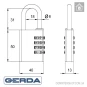Замок Gerda KMS-S40-4050 в Одессе