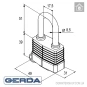 Замок Gerda KSM-45A H60 Modus Aqua Замок Gerda KSM-45A H60 Modus Aqua в Одесі