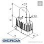 Замок Gerda KSM-70A Modus Aqua Замок Gerda KSM-70A Modus Aqua в Одессе