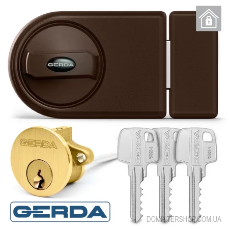 Замок Gerda ZN 100 коричневый