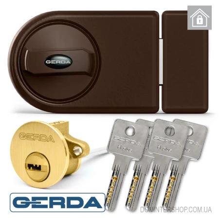 Замок Gerda ZN 200 коричневый