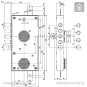 Врезной замок Mottura Serrablocca 62.648 D в Одессе