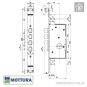 Врезной замок Mottura 72.130 Врезной замок Mottura 72.130 в Одессе