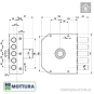 Накладний замок Mottura 30.601 D правий в Одесі