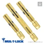 Цилиндр Mul-T-Lock MTL600 (ключ-тумблер), 90(40/50), латунь полированная в Одессе