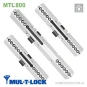 Цилиндр Mul-T-Lock MTL800 (ключ-ключ), 70(35/35), никель матовый в Одессе