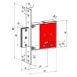Врезной замок Radlock Мимоза M 302/1 Врезной замок Radlock Мимоза M 302/1 в Одессе