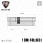 Циліндр RB-Locks Keylocx ключ-ключ, 100(40/60), нікель матовий в Одесі