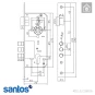 Замок Santos Sash Lock UNIV 2800R-3M BS45 85 мм NS Замок Santos Sash Lock UNIV 2800R-3M BS45 85 мм NS в Одесі