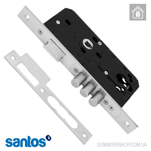 Купити Замок Santos Sash Lock 3 UNIV 985 BS55 85 мм SS Одеса