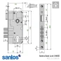 Замок Santos Sash Lock 3 UNIV 990 BS55 90 мм PB в Одессе