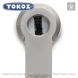 Циліндр Tokoz PRO 400 ключ-тумблер, 123 мм (58х65), нікель матовий в Одесі