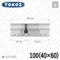 Цилиндр Tokoz PRO 300 ключ-ключ, 100 мм (40х60), никель матовый в Одессе
