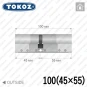 Цилиндр Tokoz PRO 300 ключ-ключ, 100 мм (45х55), никель матовый Цилиндр Tokoz PRO 300 ключ-ключ, 100 мм (45х55), никель матовый в Одессе