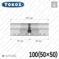 Циліндр Tokoz PRO 300 ключ-ключ, 100 мм (50х50), нікель матовий в Одесі