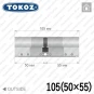 Цилиндр Tokoz PRO 300 ключ-ключ, 105 мм (50х55), никель матовый Цилиндр Tokoz PRO 300 ключ-ключ, 105 мм (50х55), никель матовый в Одессе
