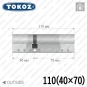 Цилиндр Tokoz PRO 300 ключ-ключ, 110 мм (40х70), никель матовый Цилиндр Tokoz PRO 300 ключ-ключ, 110 мм (40х70), никель матовый в Одессе
