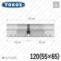 Циліндр Tokoz PRO 300 ключ-ключ, 120 мм (55х65), нікель матовий Циліндр Tokoz PRO 300 ключ-ключ, 120 мм (55х65), нікель матовий в Одесі