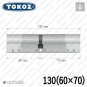 Цилиндр Tokoz PRO 300 ключ-ключ, 130 мм (60х70), никель матовый в Одессе