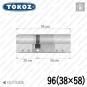 Циліндр Tokoz PRO 400 ключ-ключ, 96 мм (38х58), нікель матовий Циліндр Tokoz PRO 400 ключ-ключ, 96 мм (38х58), нікель матовий в Одесі