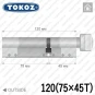 Циліндр Tokoz PRO 300 ключ-тумблер, 120 мм (75х45), нікель матовий в Одесі