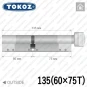Цилиндр Tokoz PRO 300 ключ-тумблер, 135 мм (60х75), никель матовый в Одессе