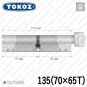 Цилиндр Tokoz PRO 300 ключ-тумблер, 135 мм (70х65), никель матовый в Одессе