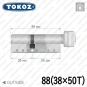 Циліндр Tokoz PRO 400 ключ-тумблер, 88 мм (38х50), нікель матовий в Одесі