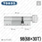 Циліндр Tokoz PRO 400 ключ-тумблер, 98 мм (68х30), нікель матовий в Одесі
